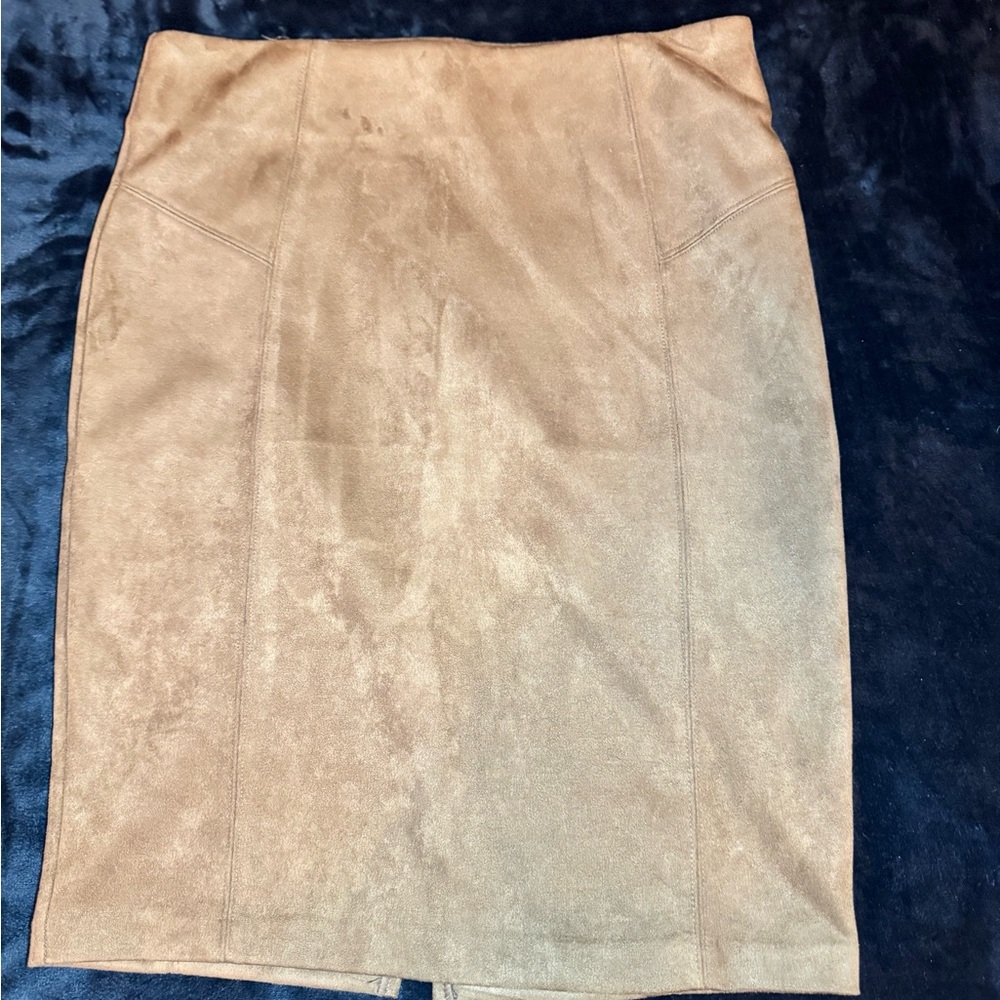 Marc New York Tan Pencil Skirt